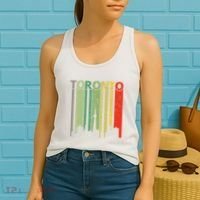 Toronto Skyline Retro Toronto Women's Tank Top thumb 2