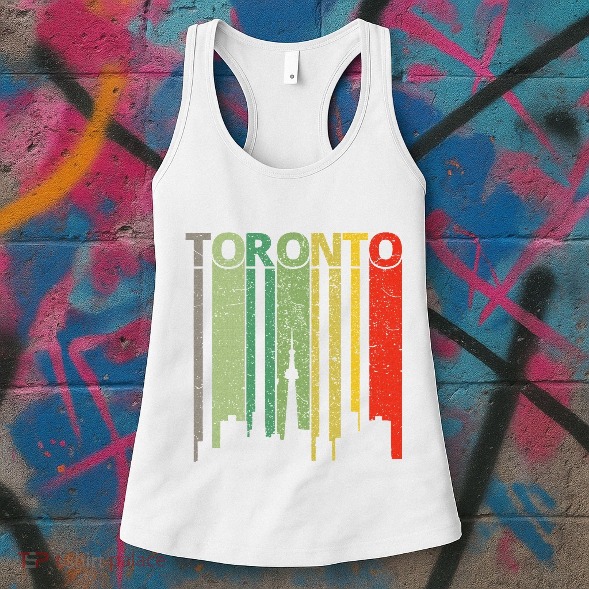 Toronto Skyline Retro Toronto Women's Tank Top