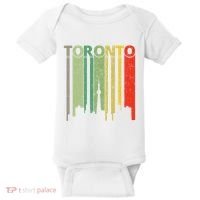 Toronto Skyline Retro Toronto Baby Bodysuit thumb 0