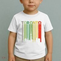 Toronto Skyline Retro Toronto Toddler T-Shirt thumb 2