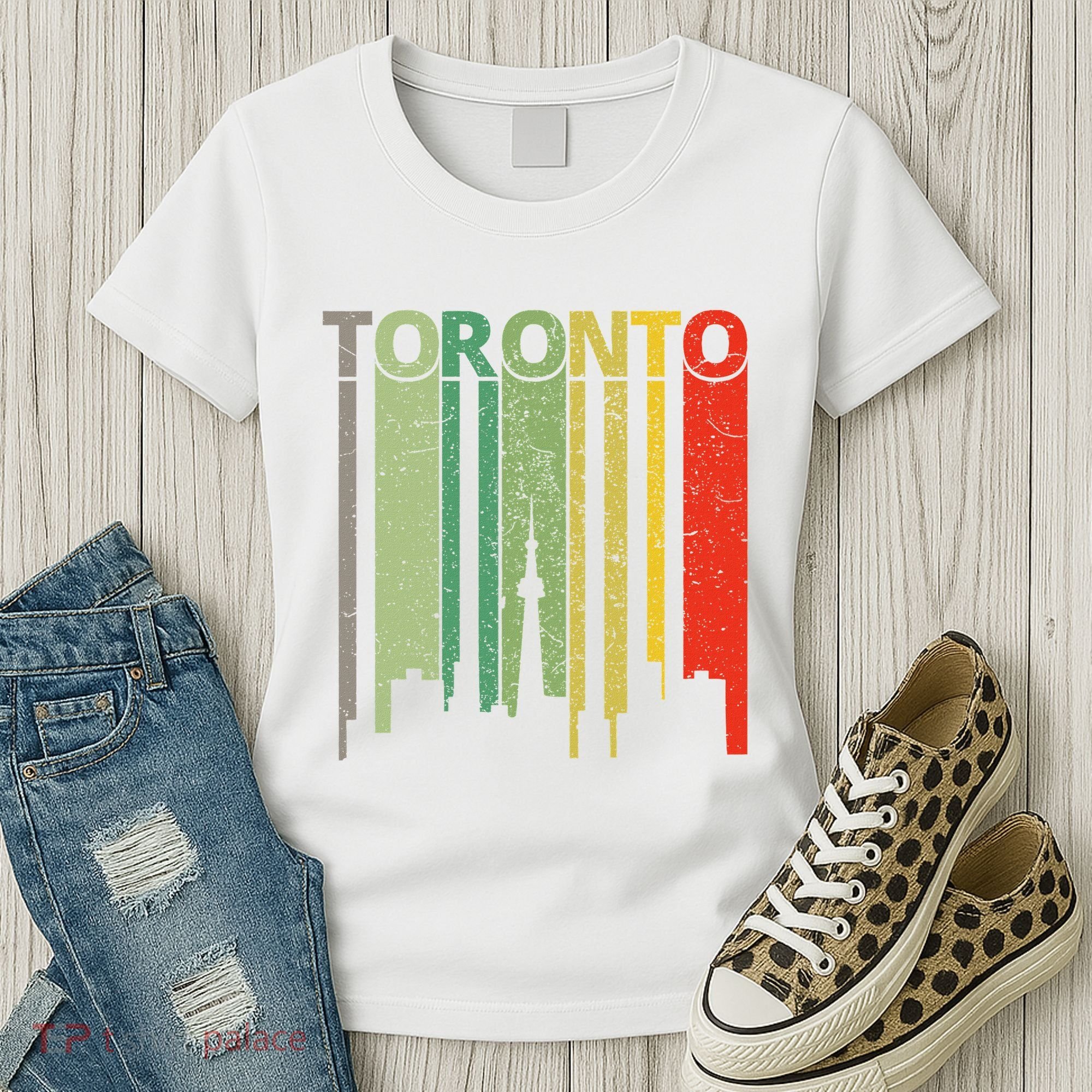 Toronto Skyline Retro Toronto Women's T-Shirt