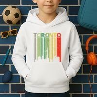 Toronto Skyline Retro Toronto Kids Hoodie thumb 2