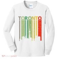 Toronto Skyline Retro Toronto Kids Long Sleeve Shirt thumb 0
