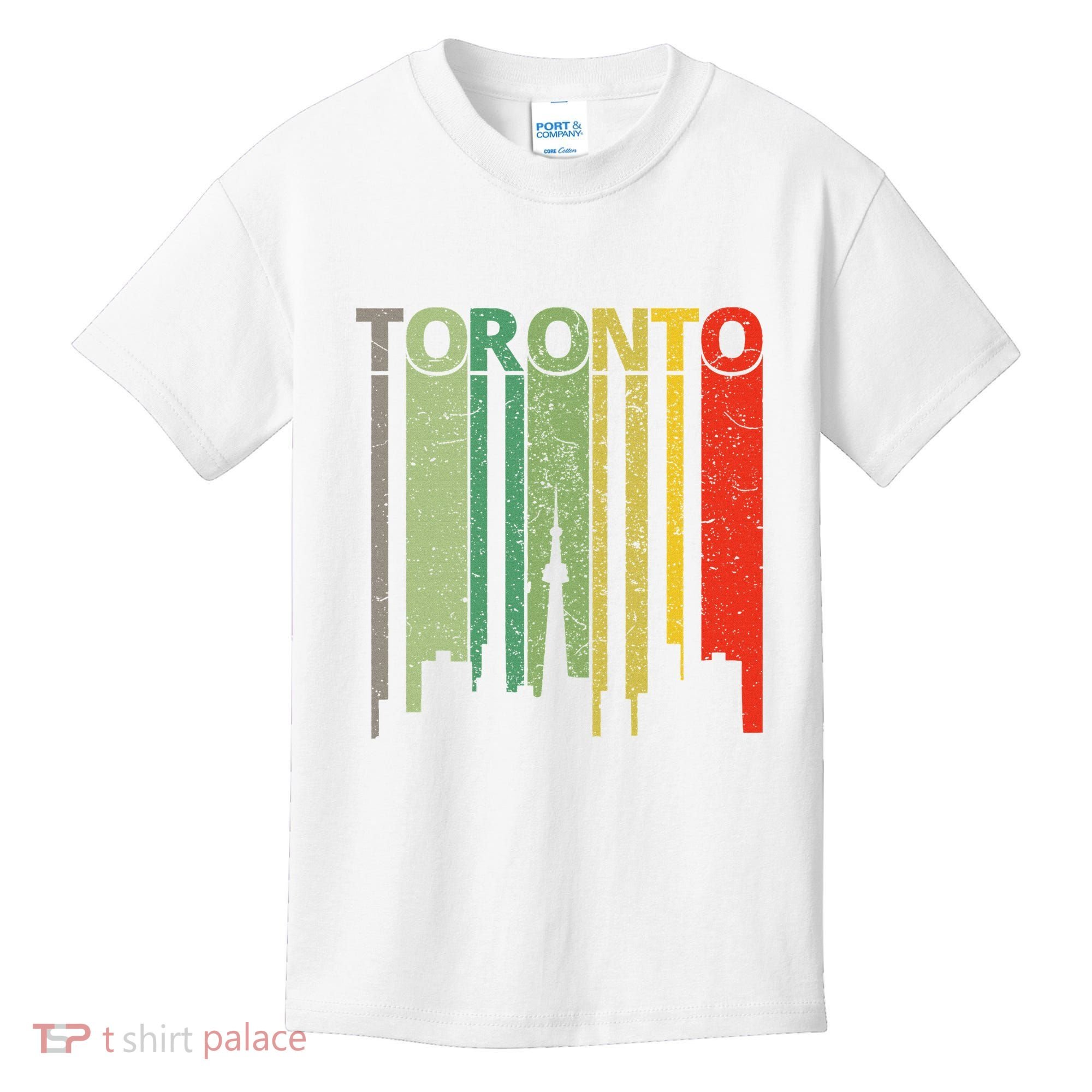 Toronto Skyline Retro Toronto Kids T-Shirt