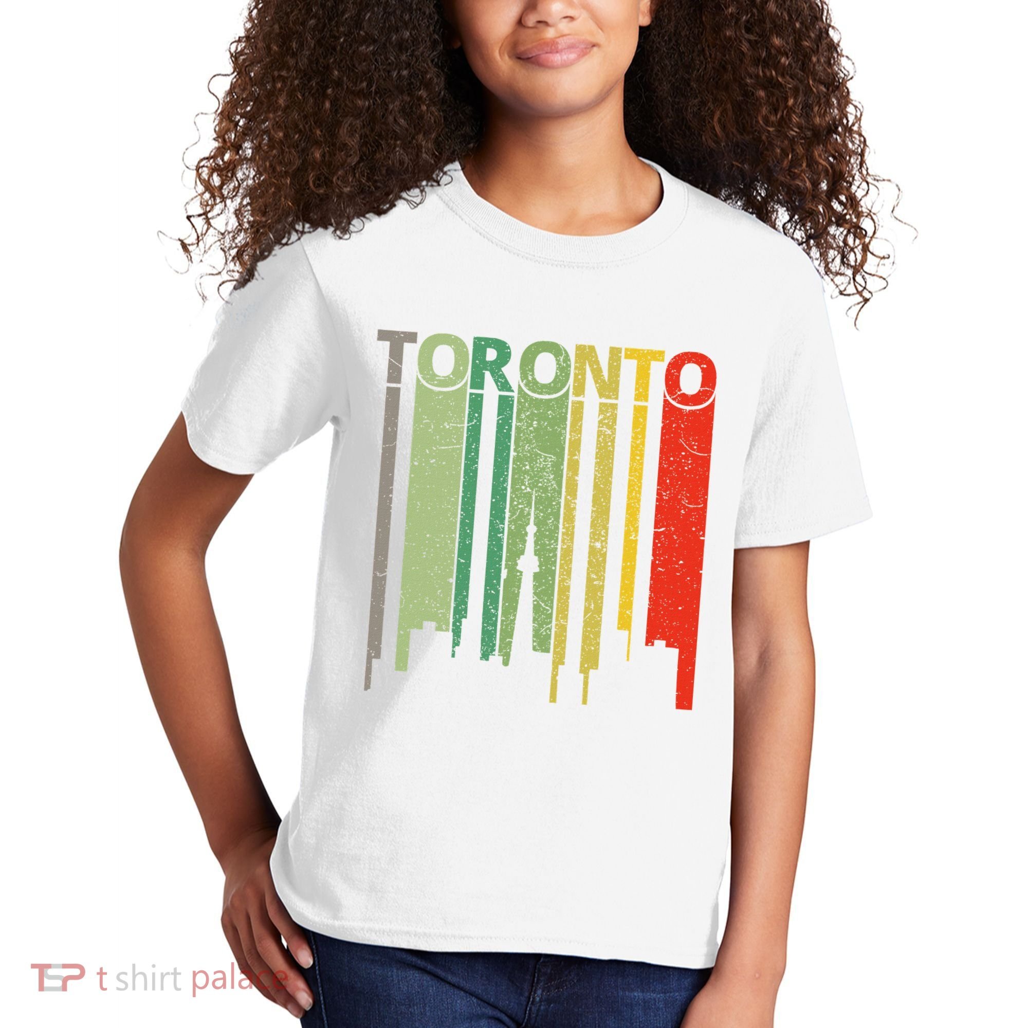 Toronto Skyline Retro Toronto Kids T-Shirt