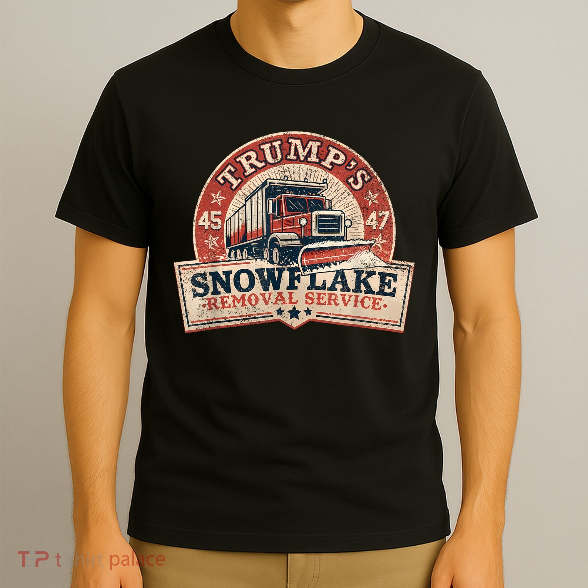 TrumpS Snowflake Removal Service Funny Trump Vintage T-Shirt