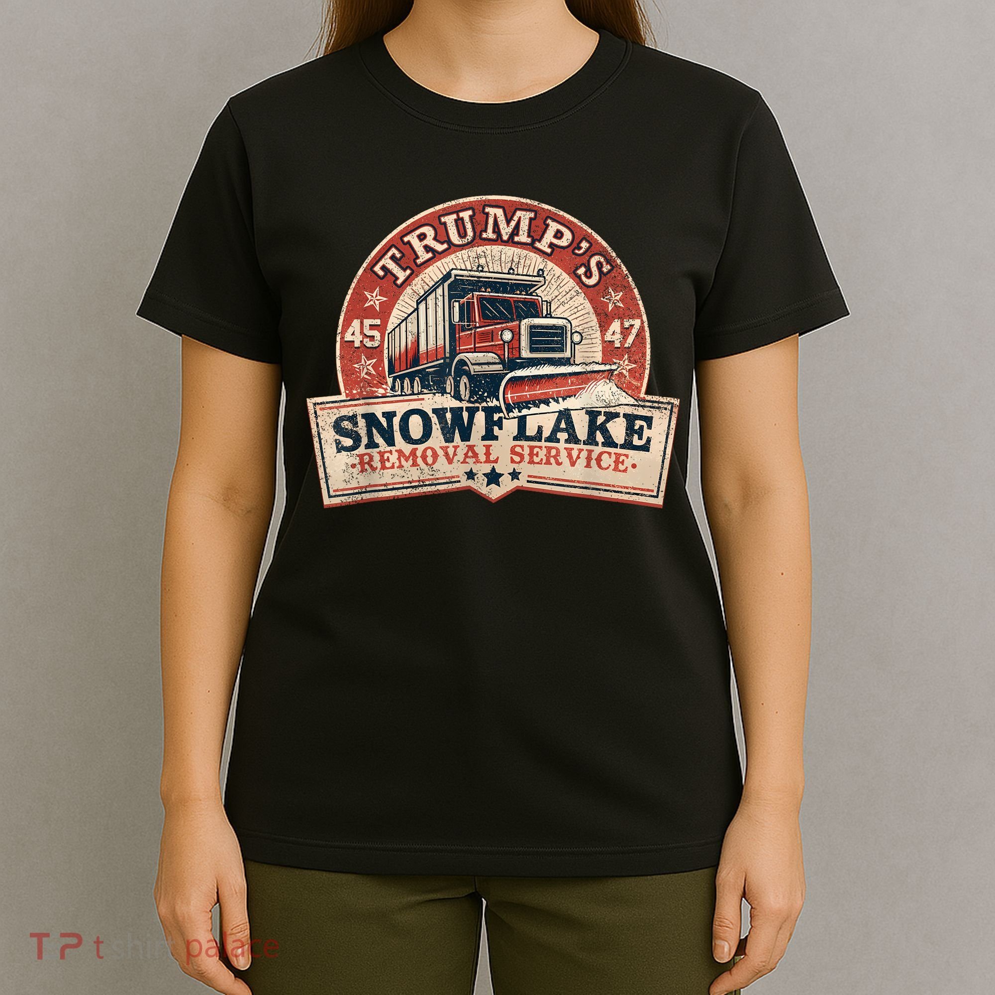 TrumpS Snowflake Removal Service Funny Trump Vintage T-Shirt