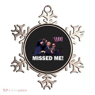 Trump Shot Rally Assassination Missed Me! Ornament