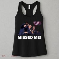 Trump Shot Rally Assassination Missed Me! Women's Tank Top thumb 3