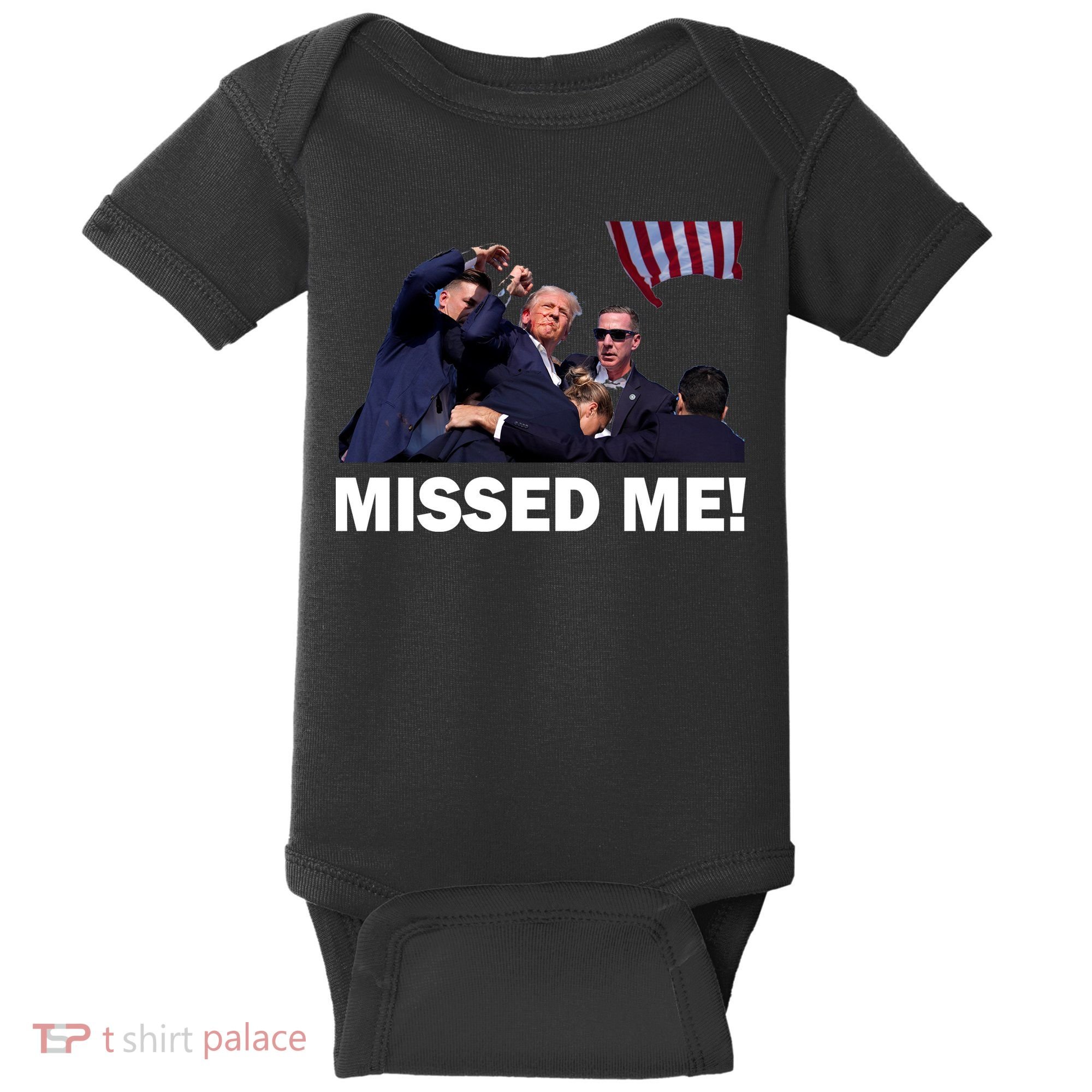 Trump Shot Rally Assassination Missed Me! Baby Bodysuit