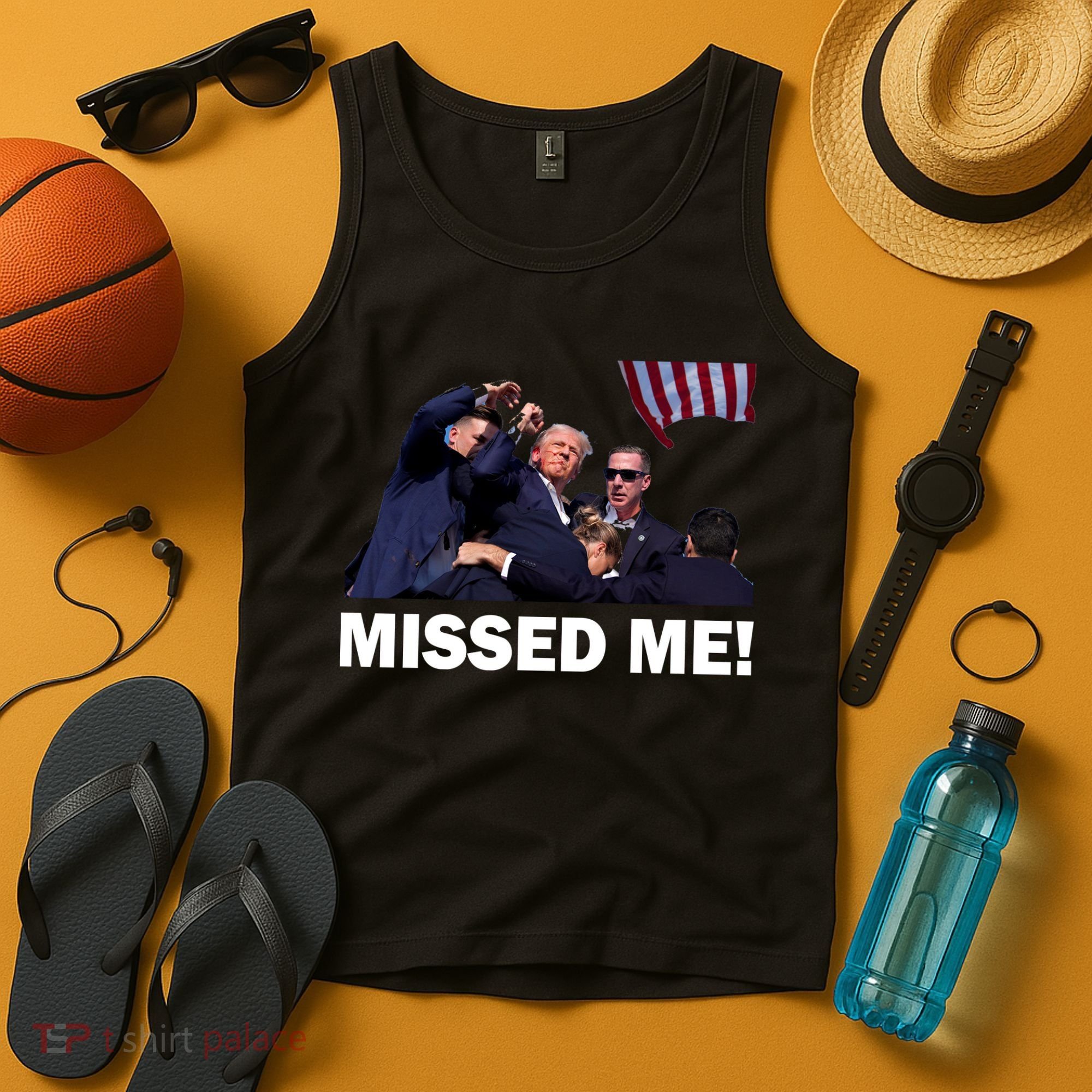 Trump Shot Rally Assassination Missed Me! Tank Top