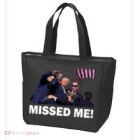Trump Shot Rally Assassination Missed Me! Tote Bag thumb 3