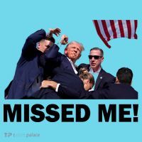 Trump Shot Rally Assassination Missed Me! Long Sleeve Shirt thumb 2