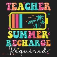 Teacher Summer Recharge Required Funny Motivational Teacher Tumbler thumb 3