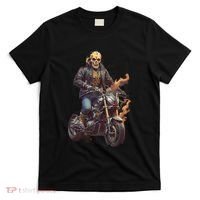 Trendy Skeleton Riding A Motorbike T-Shirt thumb 0