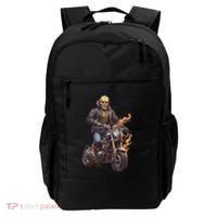 Trendy Skeleton Riding A Motorbike Backpack thumb 0