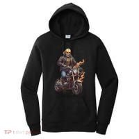 Trendy Skeleton Riding A Motorbike Women's Hoodie thumb 0