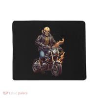 Trendy Skeleton Riding A Motorbike Mousepad thumb 0