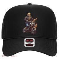 Trendy Skeleton Riding A Motorbike Hat thumb 0