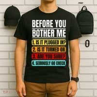 Tech Support Retro Vintage Help Desk IT Call Center T-Shirt thumb 6