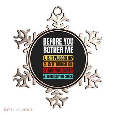 Tech Support Retro Vintage Help Desk IT Call Center Ornament