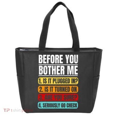 Tech Support Retro Vintage Help Desk IT Call Center Tote Bag