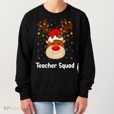 Teacher Squad Reindeer Women's Sweatshirt