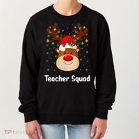 Teacher Squad Reindeer Women's Sweatshirt thumb 0
