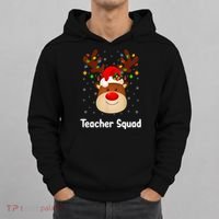 Teacher Squad Reindeer Hoodie thumb 0