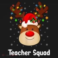 Teacher Squad Reindeer Sweatshirt thumb 3