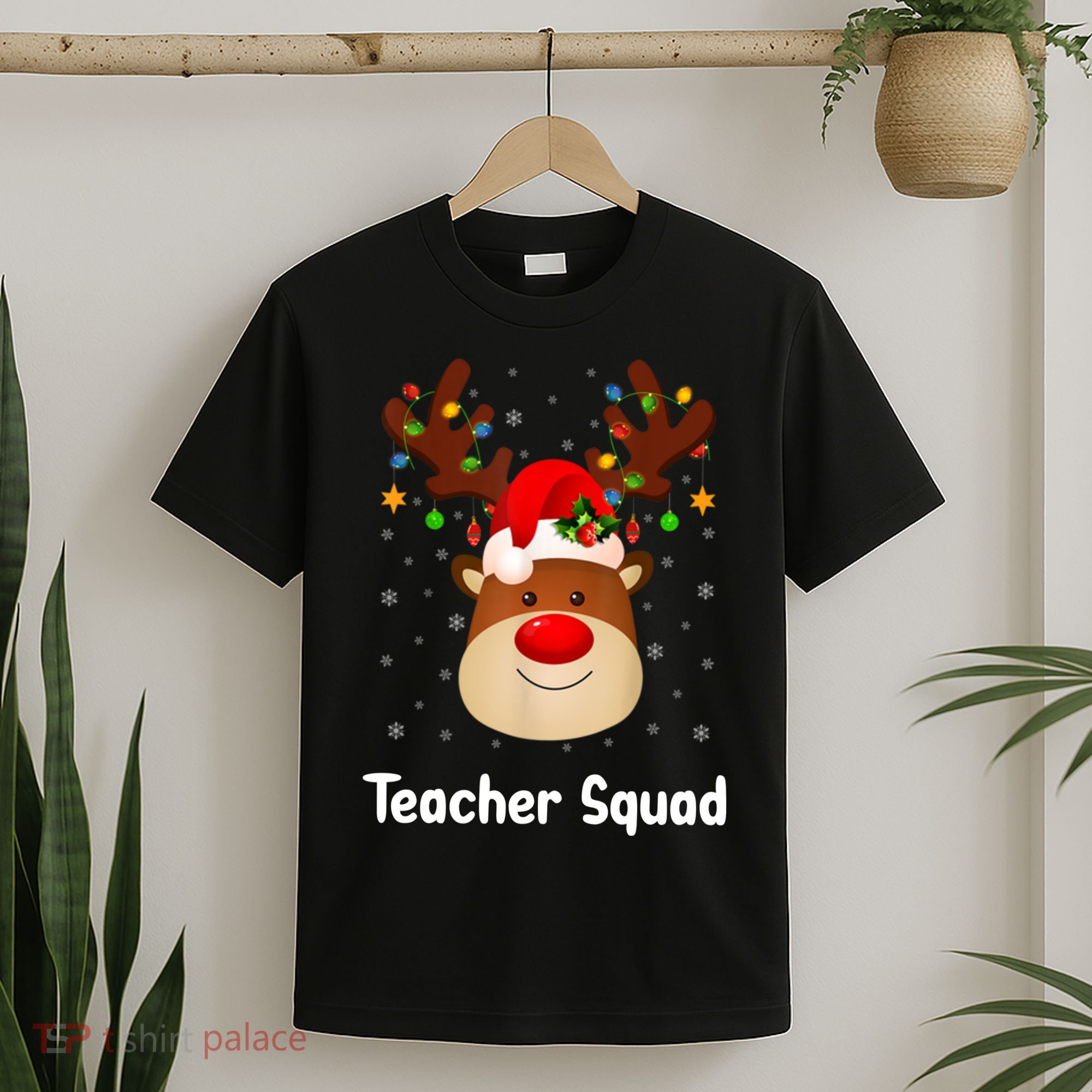 Teacher Squad Reindeer T-Shirt