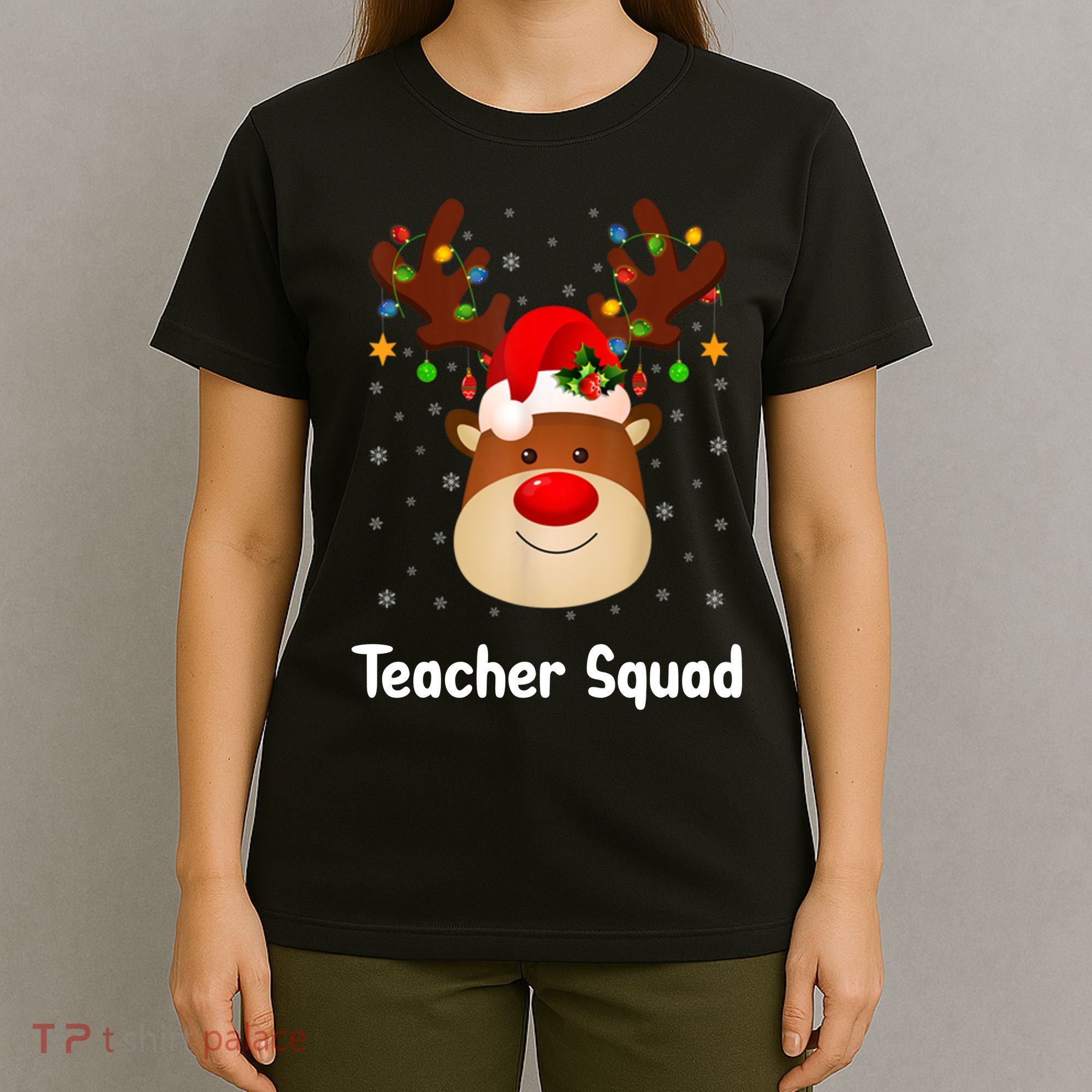 Teacher Squad Reindeer T-Shirt