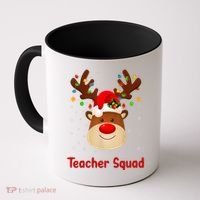 Teacher Squad Reindeer Coffee Mug thumb 0