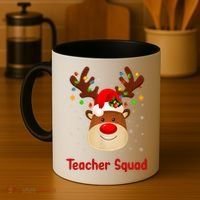 Teacher Squad Reindeer Coffee Mug thumb 4