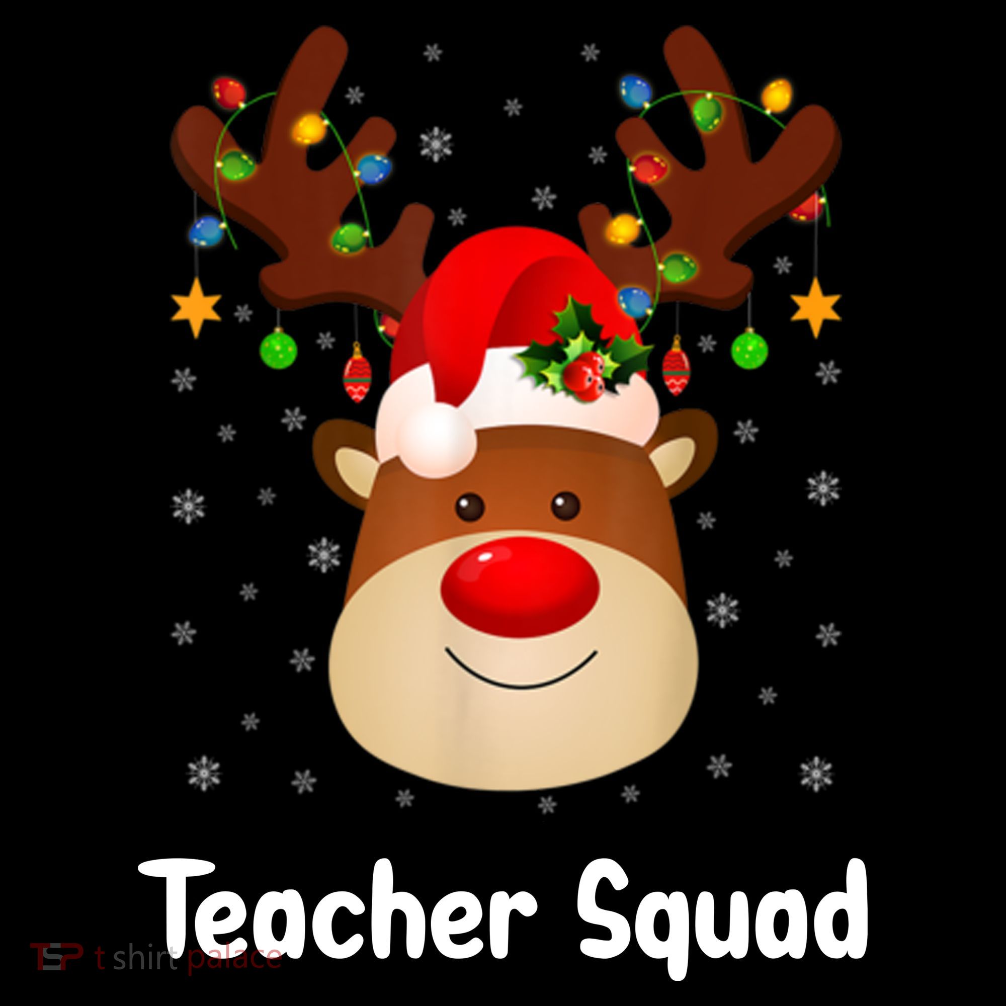 Teacher Squad Reindeer Women's Hoodie