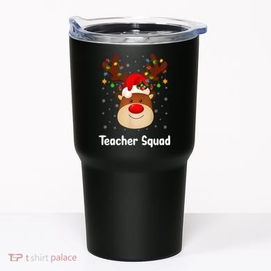 Teacher Squad Reindeer Tumbler