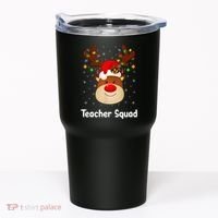 Teacher Squad Reindeer Tumbler thumb 0