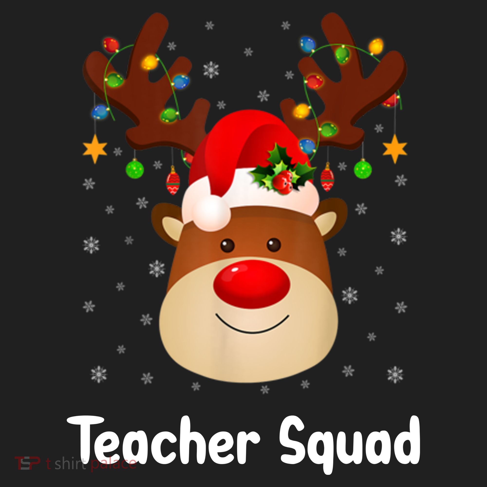Teacher Squad Reindeer Hat