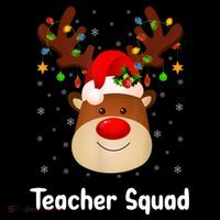 Teacher Squad Reindeer Toddler Hoodie thumb 2