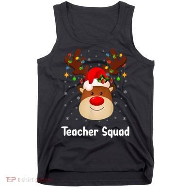 Teacher Squad Reindeer Tank Top