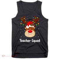 Teacher Squad Reindeer Tank Top thumb 0