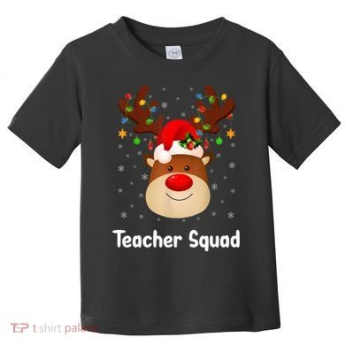 Teacher Squad Reindeer Toddler T-Shirt