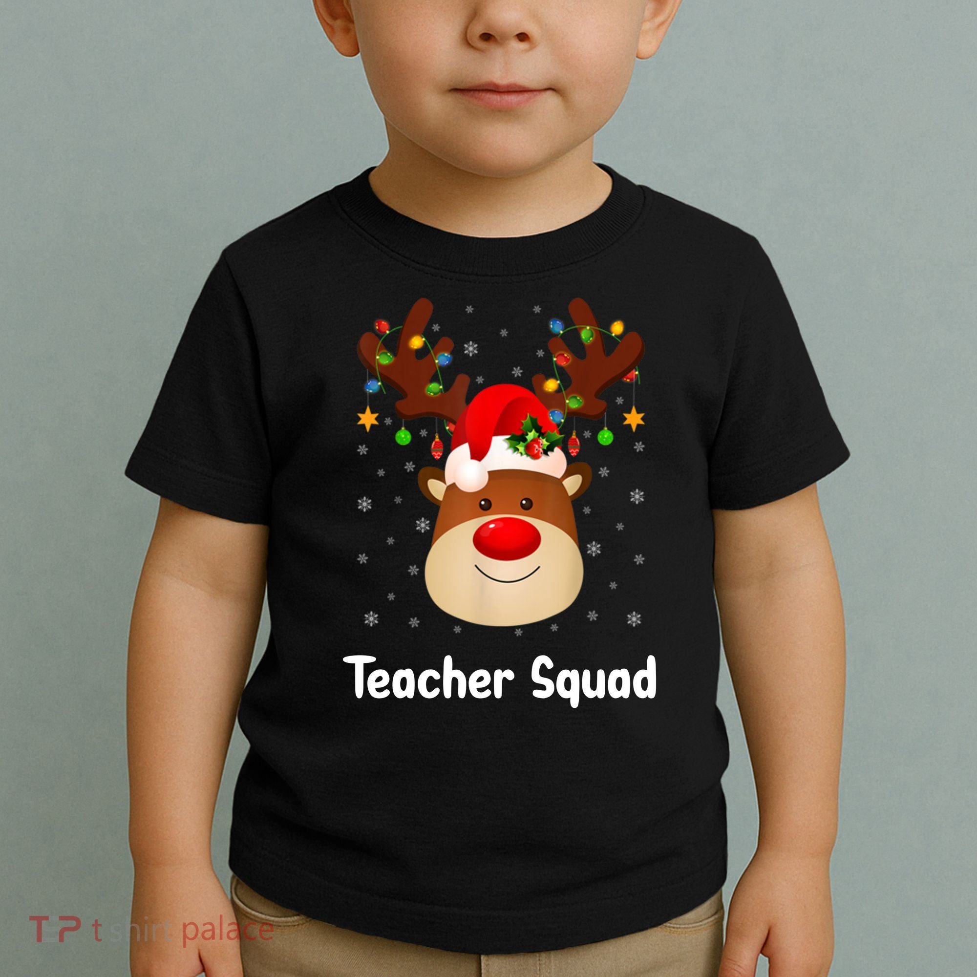 Teacher Squad Reindeer Toddler T-Shirt