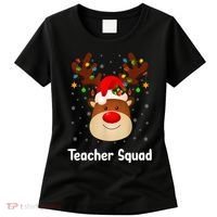 Teacher Squad Reindeer Women's T-Shirt thumb 0