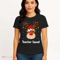 Teacher Squad Reindeer Women's T-Shirt thumb 4