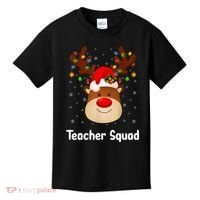 Teacher Squad Reindeer Kids T-Shirt thumb 0