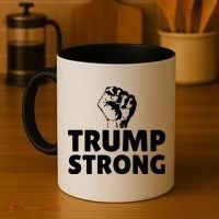 Trump Strong Rally Shooting Survivor Gun Shot Coffee Mug thumb 4