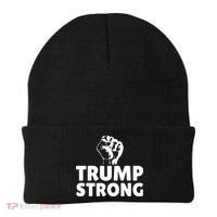 Trump Strong Rally Shooting Survivor Gun Shot Beanie thumb 0