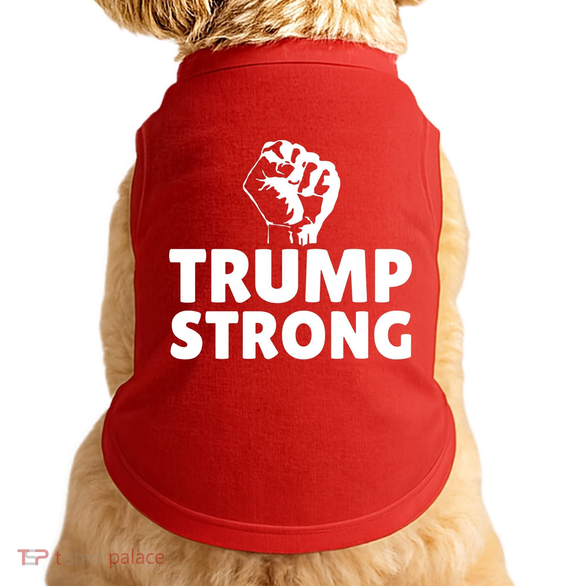 Trump Strong Rally Shooting Survivor Gun Shot Doggie Tank