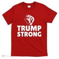 Trump Strong Rally Shooting Survivor Gun Shot T-Shirt thumb 0
